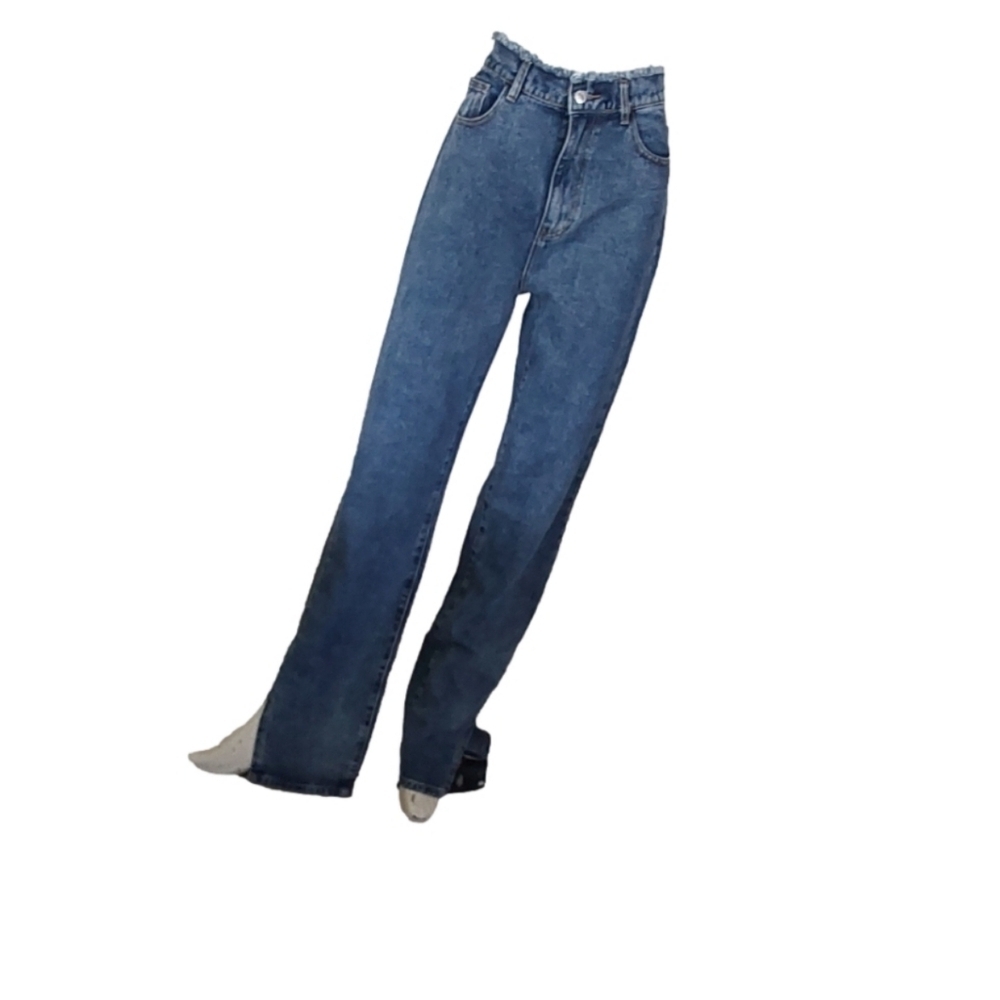 PRETTY  LITTLE THING TALL HIGH RISE STRAIGHT NWT‎ JEANS SIZE 8